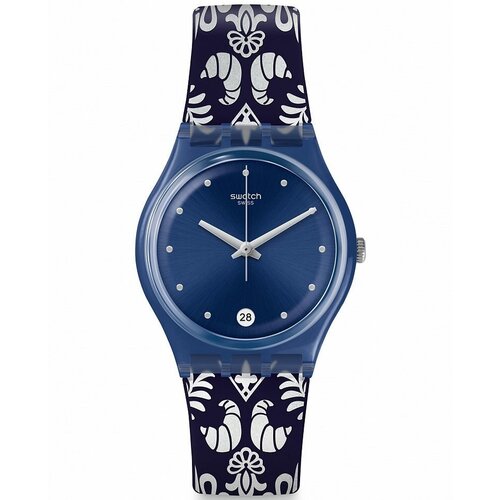 Наручные часы swatch Swatch (CALIFE) gn413. Оригинал, от официального представителя., синий