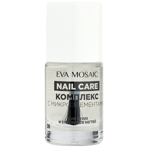 Жидкость для ногтей Eva Mosaic Nail Care Комплекс с микроэлементами для сухих и слоящихся ногтей 10 мл.