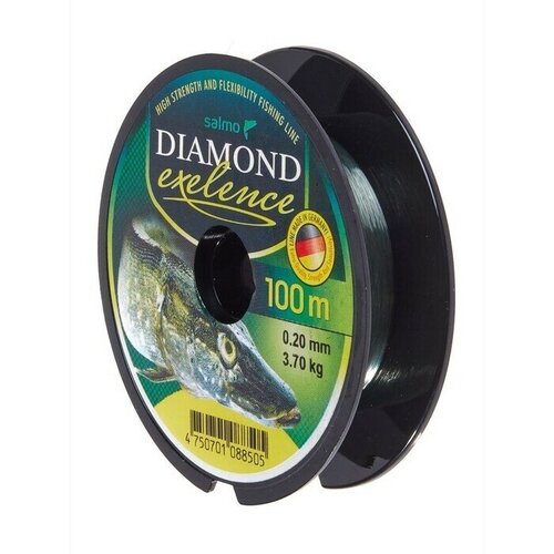 леска монофильная salmo diamond exelence 100 м 0 40 мм Леска монофильная Salmo Diamond EXELENCE 100 м, 0,20 мм