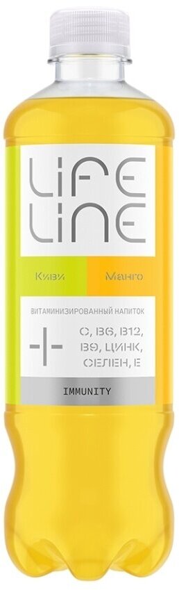Напиток негазированный Lifeline Immunity со вкусом манго и киви Фонте Аква 0.5 л пэт Россия
