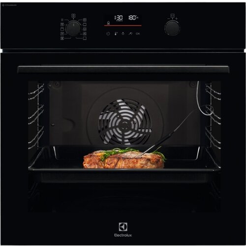 Встраиваемые электрические духовки ELECTROLUX Духовой шкаф с паром SteamBake 72 литра основной цвет - чёрный утапливаемые переключатели таймер от 7327800₽