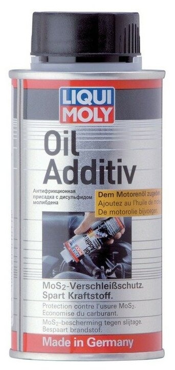 LiquiMoly Антифрикционная присадка с дисульфидом молибдена в моторное масло LiquiMoly Oil Additiv 0125 л (3901)