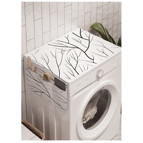 фото Органайзер для хранения "ветвистое утро" на стиральную машину, 45x120 см ambesonne