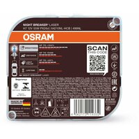 Галогеновые лампы Osram Night Breaker Laser Next Generation H7 +150% (комплект 2 шт.) - 64210NL-HCB
