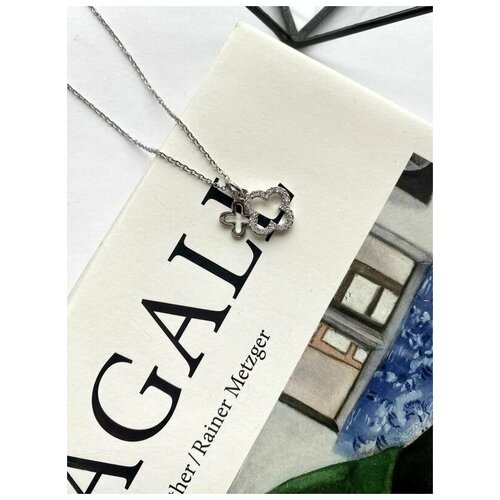 подвеска 2клевера сер