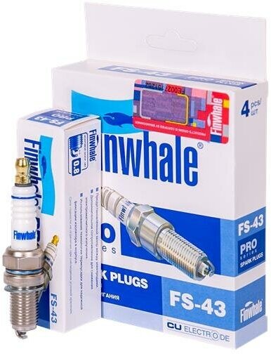 Свеча зажигания 1.0-1.2L FINWHALE FS43