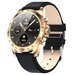 Kingwear Умные часы Smart watch KingWear LW09 (Черный, с черным кожаным ремнем)