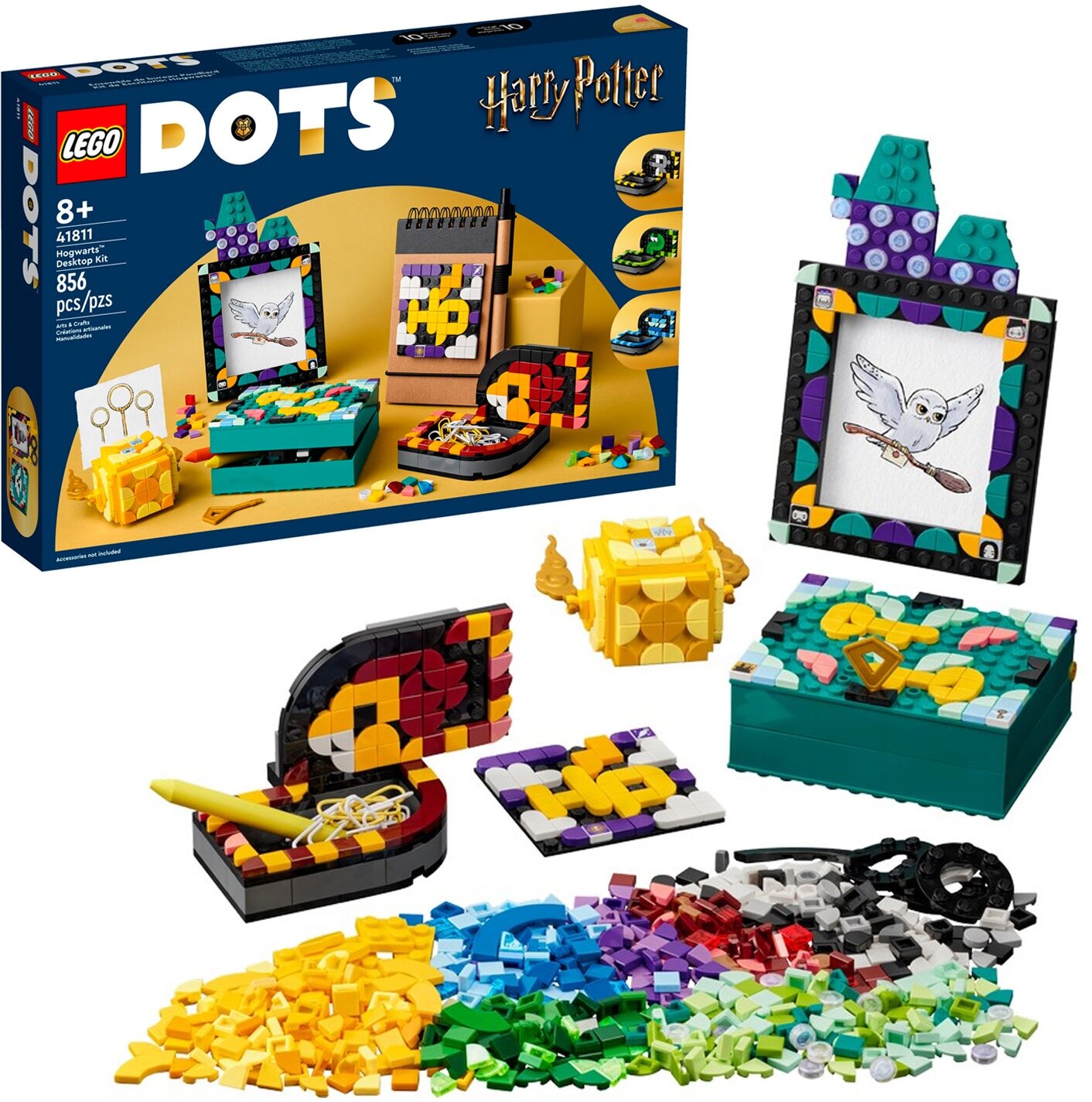 Набор с элементами конструктора LEGO DOTS 41811 Hogwarts Desktop Kit — фото 9