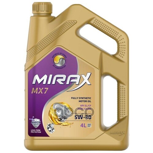 MIRAX Mx7 Sae 5W-30 Api Sl/Cf, Acea A3/B4