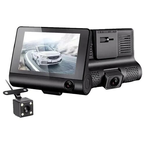 фото Автомобильный видеорегистратор video cardvr full hd с 3 камерами nobrand