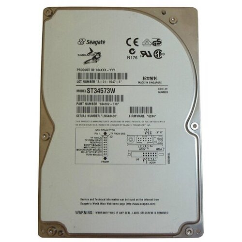 Жесткий диск Seagate 9J4002 455Gb 7200 U40SCSI 35 HDD 3263000₽