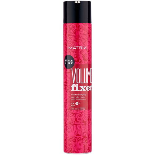 Matrix Спрей Style link Volume Fixer Volume Hairspray, сильная фиксация, 500 г, 400 мл