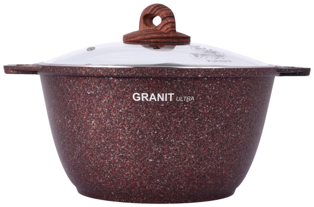 Кастрюля KUKMARA Granit ultra red 6,0л кга62а - фотография № 5