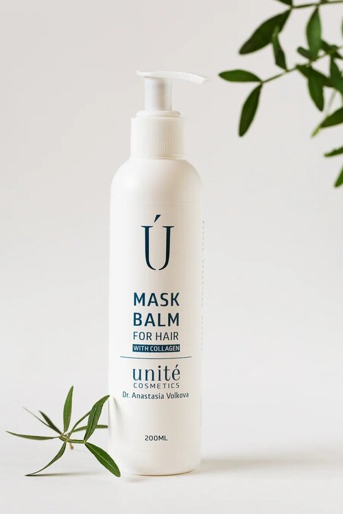 Unité cosmetics Dr. Anastasia Volkova Маска-бальзам с коллагеном для восстановления волос/ Mask-balm collagen