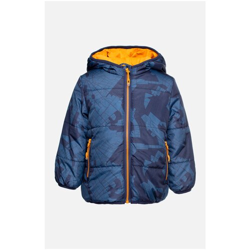фото Куртка playtoday размер 74, темно-синий/желтый