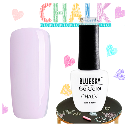 BlueSky, Гель-лак Chalk #021, 8 мл (розово-лиловый)