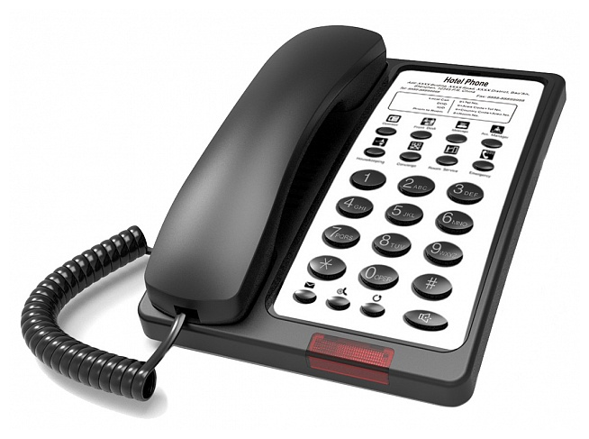 Телефон IP Fanvil H1 черный (H1 HOTEL PHONE)