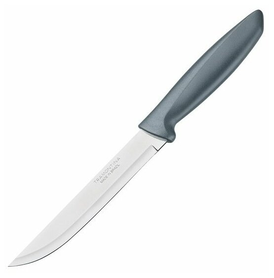 Кухонный нож для мяса Tramontina Plenus 15см серый - фотография № 2