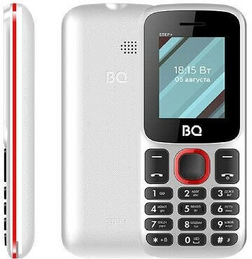 Мобильный телефон (BQ 1848 Step+ White/Red)