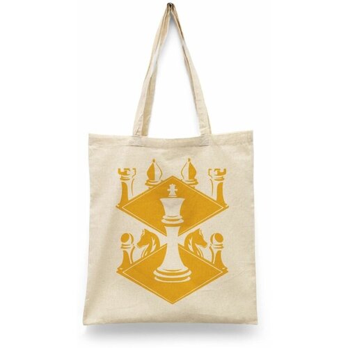 фото Сумка шоппер каждому своё, бежевый