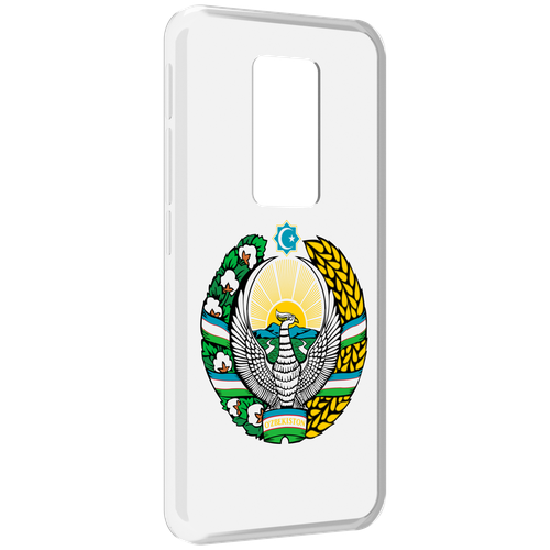 Чехол MyPads герб-узбекистана для Motorola Defy 2021 задняя-панель-накладка-бампер