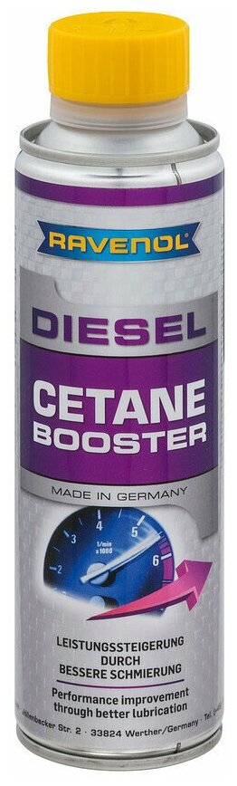 Присадка-корректор цетанового числа RAVENOL Diesel Cetane Booster (0,3 л)