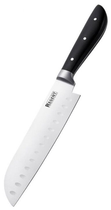 Набор ножей REGENT inox Pimento, лезвие: 17.5 см, черный