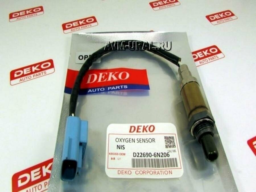 Лямбда Зонд Deko D226906n206 Nis 3 Кон. Qr20 X-Trail T30 Primera P12 (L Провода 30см) Арт. D22690-6n206 (Шт.) DEKO арт. D226906N206