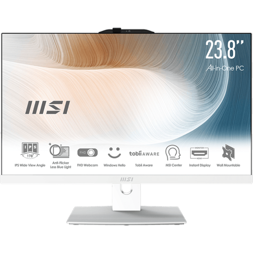 MSI Modern AM242P 12M-213XRU MS-AE07 238 FHD1920x1080Intel Core i5-1240P16GB512GB SSDIntegratedWiFiBT20MPKBMOUSEWLSnoOS1YWHITE 11038000₽