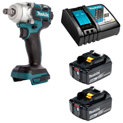 Гайковерт аккумуляторный 18В 280Нм - 12 Makita DTW285 Li-Ion 2x6Ач зу DTW285RGE 4747000₽