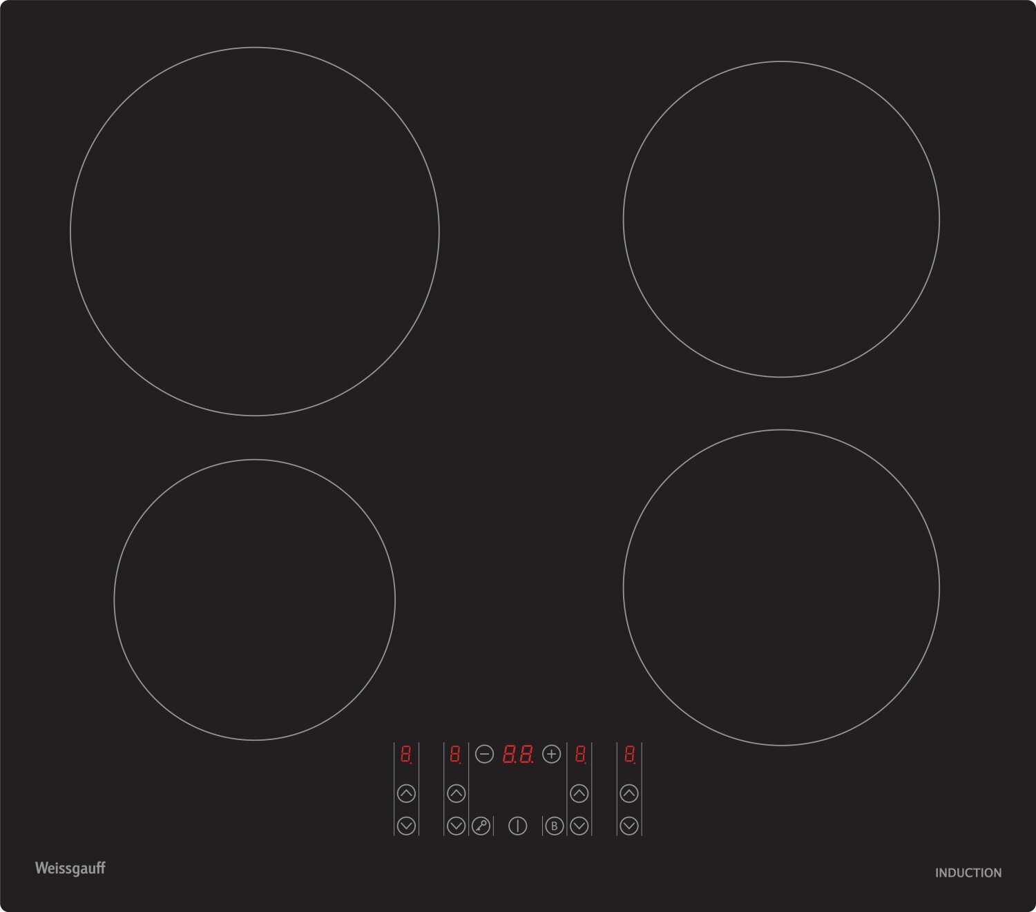 Индукционная варочная панель Weissgauff HI 640 Bscm