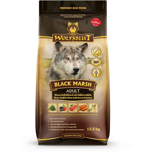 Wolfsblut Black Marsh Adult (Черное болото для взрослых собак) 12,5 кг