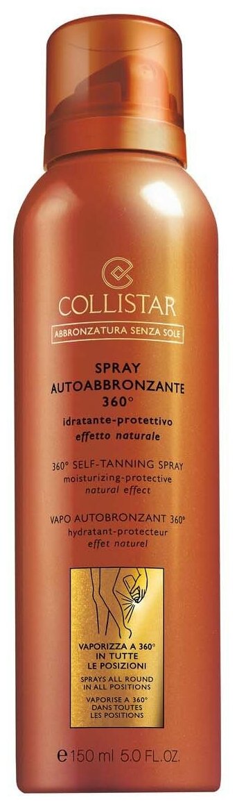 Collistar спрей для автозагара 360° Self-Tanning Spray 150 мл