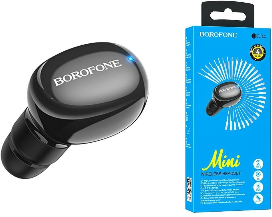 Гарнитура HandsFree Bluetooth BOROFONЕ BC34