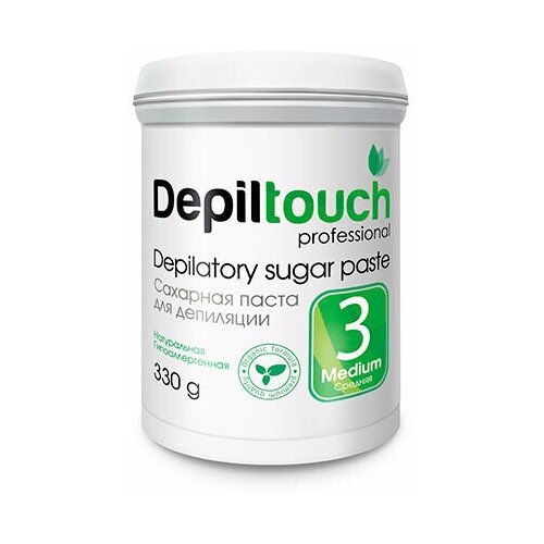 Depiltouch Паста для шугаринга №3 средняя 330 мл 330 г средства для бритья и депиляции depiltouch professional сахарная паста для депиляции 3 средняя