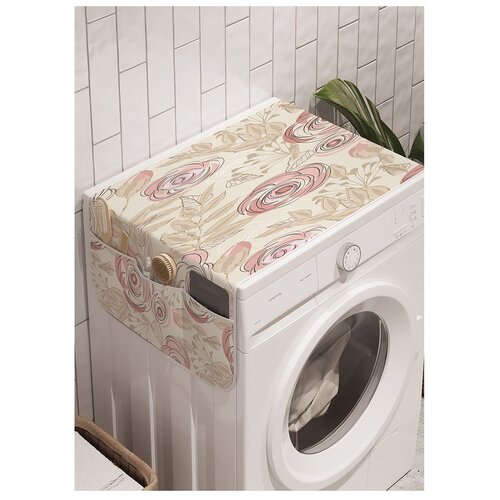 фото Органайзер для хранения "вихрь цветов" на стиральную машину, 45x120 см ambesonne