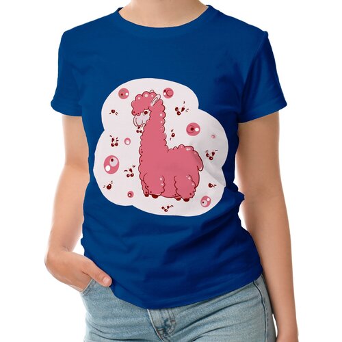 фото Футболка roly, размер l, синий