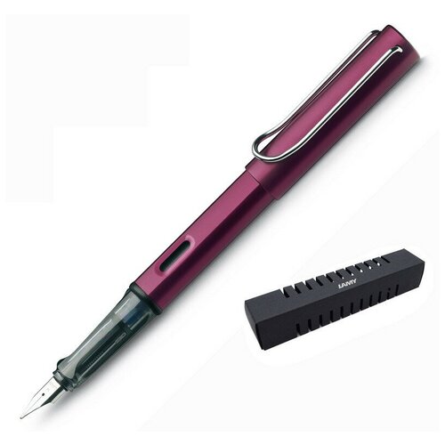 перьевая ручка lamy al star black перо m 4000528 Ручка перьевая LAMY 029 al-star, Пурпурный, F, 4000330