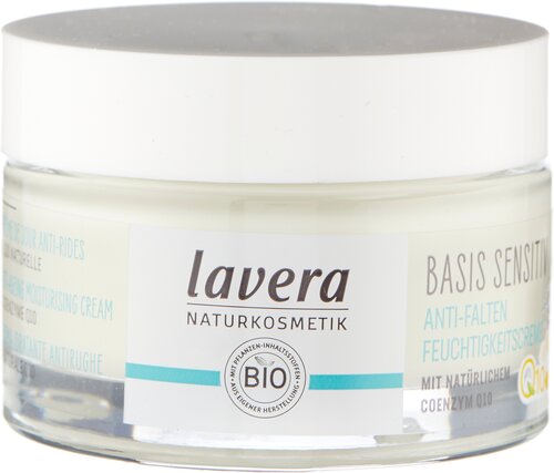 Lavera Basis Sensitive Anti-Ageing Moisturizing Cream Q10 Био-крем для лица увлажняющий с коэнзимом Q10, 50 мл