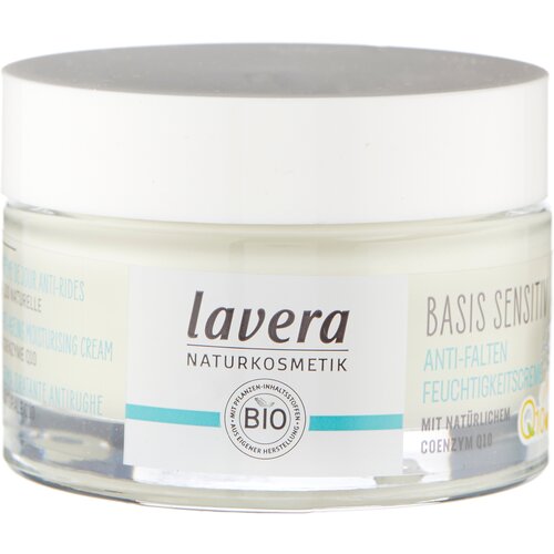 Lavera Basis Sensitive Anti-Ageing Moisturizing Cream Q10 Био-крем для лица увлажняющий с коэнзимом Q10, 50 мл lavera basis sensitiv moisturizing cream био крем для лица увлажняющий для нормальной и комбинированной кожи 50 мл