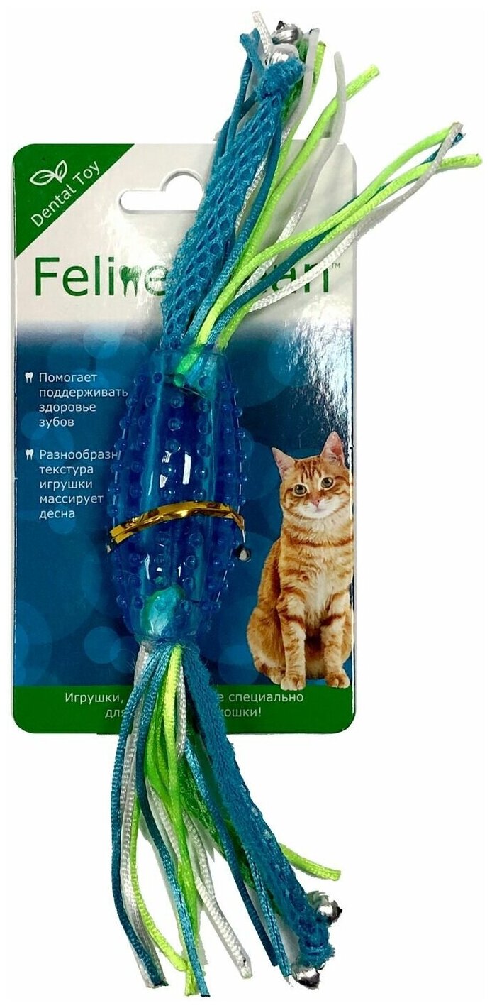 Aromadog Feline Clean Dental Конфетка прорезыватель, с лентами, WB23547