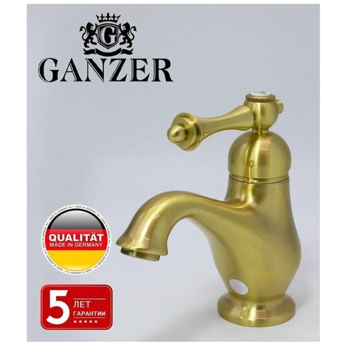 Смеситель для умывальника GANZER бронза смеситель для ванны ganzer silestis gz 77031e