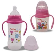 Набор бутылочек с ручками "Baby Land", широкие (150мл и 300мл)