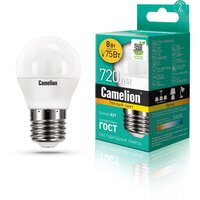 Светодиодная лампа Camelion LED8-G45/830/E27