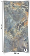 Гибкий мрамор Доминикана, лист 142х284 см, 4,033 кв. м.