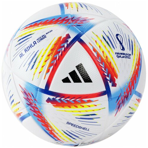 фото Мяч футбольный adidas wc22 lge h57791, р.5, fifa quality, 14пан, тпу, термосшивка, мультиколор