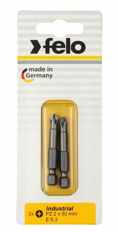 Felo Бита крестовая PZ 2X50, 2 шт в блистере 02102536