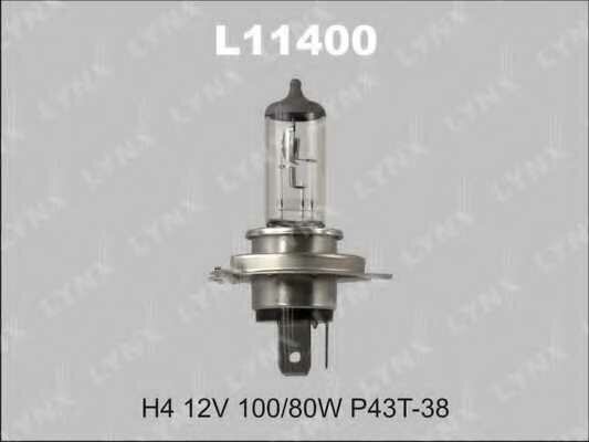 Лампа галогеновая H4 62203, H4, 12V, 100/80W, P43T для MAZDA 323 III (BF) 1.7 D LYNXauto L11400