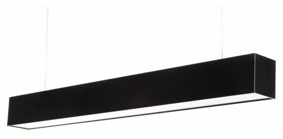 Светильник светодиодный линейный ССЛ 48 W чёрный (1200*70*40) - фотография № 2