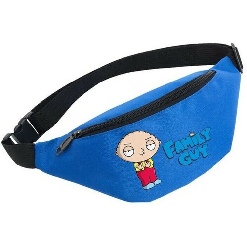 фото Сумка поясная noname, голубой